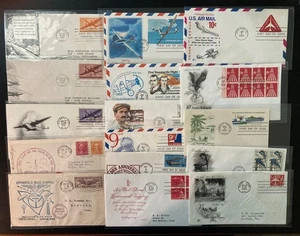1933-82 FDC's, Air Mail & Others, All Different, Lot of 32 - Picture 1 of 16