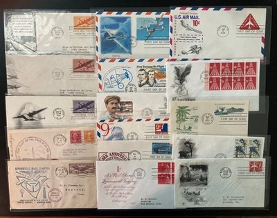 1933-82 FDC's, Air Mail & Others, All Different, Lot of 32 - Image 1 of 4