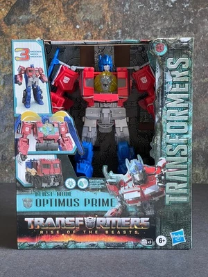 TRANSFORMERS Rise of the Beasts BEAST MODE OPTIMUS PRIME Action Figure Hasbro - Image 1 of 4