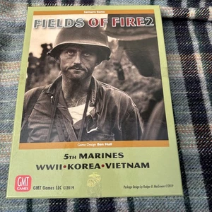 GMT Games Fields of Fire 2 5th Marines WWII Korea Vietnam Wargaming Board Game. - Picture 1 of 4