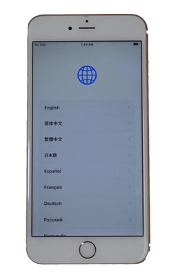 Apple iPhone 6S Plus A1634 64GB Wi-Fi- Rose Gold *No AC/SIM* w/Battery (Grade C) - Image 1 of 2