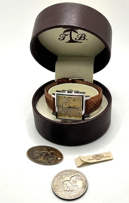 TOMMY BAHAMA Sterling Silver TB1002 WR Chronograph Watch Mens NEW BATT w/ Box - Image 1 of 4