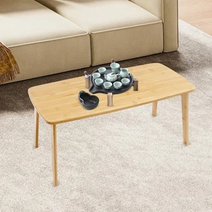 Folding Floor Table Foldable Low Coffee Table Floor Mount Coffee Table - Picture 1 of 14