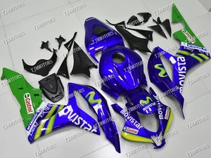 Fit for 2007-2008 CBR600RR Blue Green ABS Injection Mold Bodywork Fairing Kit - Picture 1 of 9