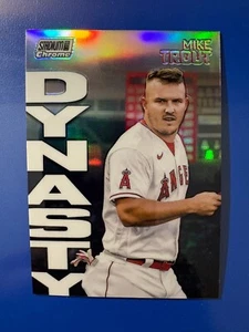 2022 Stadium Club Chrome Dynasty Insert Mike Trout #2A Angels - Picture 1 of 2