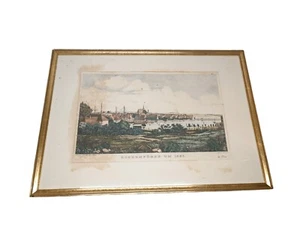 Schönes Bild Von Eckernförde Um 1850 Original-Radierung Von W.Peter 38,5×54,5cm  - Bild 1 von 13