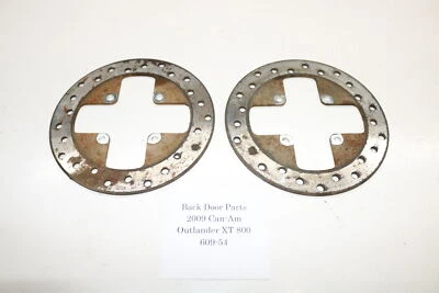 Can-am Outlander 800r Xt Efi 2009 4x4 rotores de freno delanteros izquierdo derecho rotor Foto 1 de 4