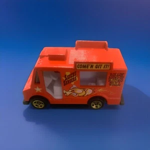 De colección Hot Wheels Food Truck Salsa Lijadoras Rodeo Barbacoa Parrilla Diecast Mattel 1983 - Imagen 1 de 2