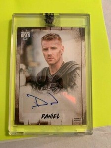 2018 TOPPS AMC THE WALKING DEAD DANIEL AUTOGRAPH ~ DANIEL NEWMAN 81/99 ~ #A-DN S