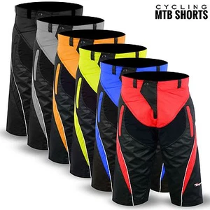 DBXGEAR Pantaloncini da uomo ciclismo fuori strada bicicletta MTB corti discesa design unisex - Foto 1 di 7