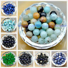 Wholesale Lot Natural Gemstone Round Spacer Loose Beads 6mm 8mm 10mm 12mm M33