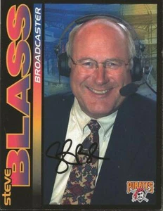 Postal vintage firmada por Steve Blass de los Piratas de Pittsburgh - Imagen 1 de 1