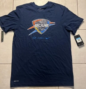 Camiseta de práctica Nike NBA G League OKC azul emitida por el equipo talla mediana M - Imagen 1 de 3