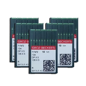 Agujas de máquina de coser industrial Groz-Beckert 134 DPX5 135X5 SY1955 50 cada una - Imagen 1 de 1