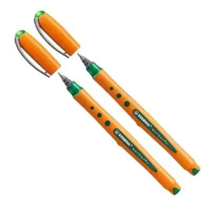 2x Stabilo Tintenroller Tintenschreiber worker+ fine 0,3 mm grün 2016/36 - Bild 1 von 5