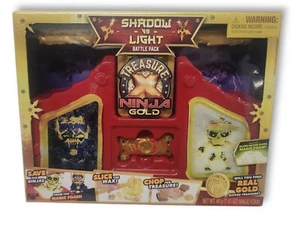 New Sealed Treasure X Ninja Gold Shadow vs. Light Battle Pack with Magic Foam - Picture 1 of 6