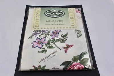 PORTMEIRION BOTANIC GARDEN COTTON ROUND 70" TABLECLOTH - NEW  - Image 1 of 4
