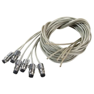 1m cable G4 soporte base enchufe de dos pines base enchufe con cable halógeno incandescente - Imagen 1 de 4
