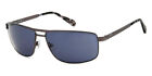 Fossil FOS 2141/S Sunglasses Men Matte Dark Ruthenium 63mm New 100% Authentic