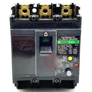 New Fuji EG33C 3P 5A In Box leakage circuit breakers - Picture 1 of 3