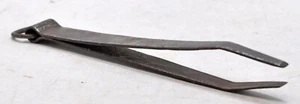 Antique Iron Small Jewelsmith's Tongs Original Old Hand Crafted - Picture 1 of 6