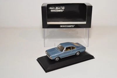 A45 1:43 MINICHAMPS OPEL REKORD C CUPÉ 1966 AZUL METÁLICO SIN USAR, EN CAJA - Imagen 1 de 4