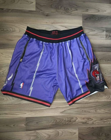 Mitchell Ness Toronto Raptors Authentic Purple Shorts Size 48 XL Just Don Cover