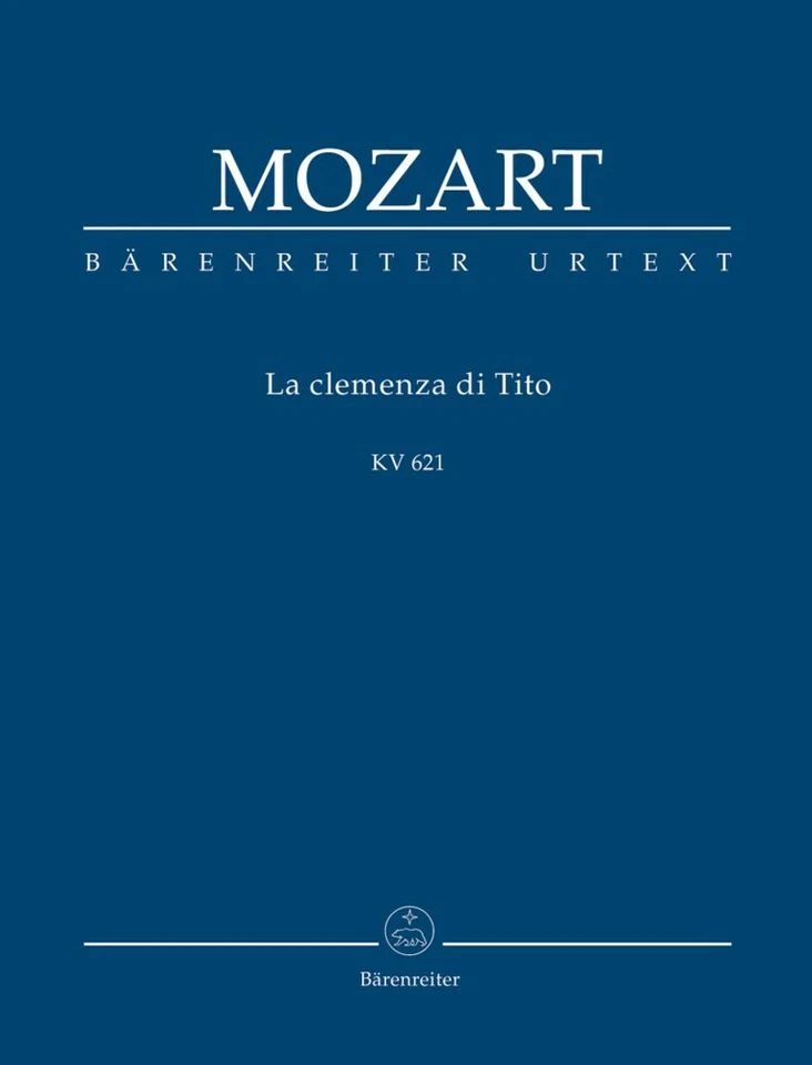 MOZART LA CLEMENZA DI TITO K621 Study Score - Image 1 of 1