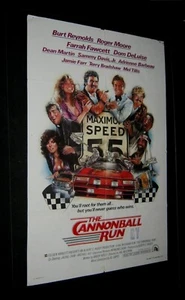 Orig CANNONBALL RUN New Zealand Theatre Used International O/S DREW STRUZAN ART - Picture 1 of 1