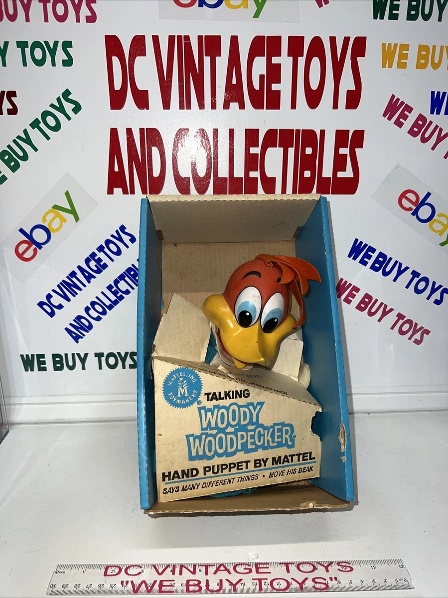 Woody Woodpecker Spielzeug – 2 Spechtvögel Auf Stab, Retro Schreibtischdekoration, Wackelndes Pecking-Bird