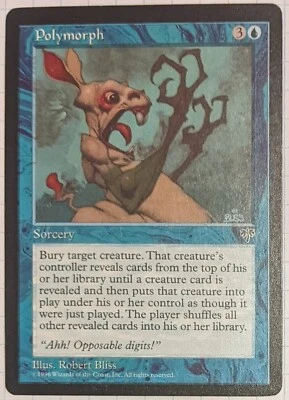 MTG Polymorph LP Rare Mirage - Image 1 of 4