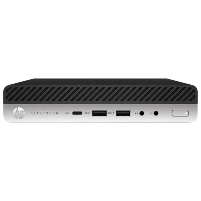 HP EliteDesk 800 G4 Intel Core i5 8th Gen. 16GB 512GB NVMe SSD Windows 11 Pro - Image 1 of 3