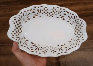 Oscar De La Renta Fine China UH 101 Belmonte Bouquet Oval Serving Bowl - Picture 1 of 5