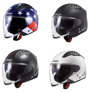 LS2 Copter Open Face Street Motorcycle Helmet - Pick Size & Color - Foto 1 di 16