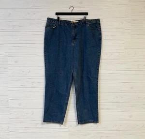 Route 66 jeans womens plus size 26 long straight leg classic fit blue denim - Picture 1 of 4