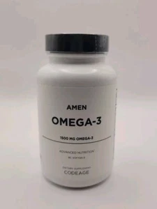 Codeage Amen, Omega-3, 1,500 mg, 90 Softgels (1.500 mg per Soft Gel) - Picture 1 of 3