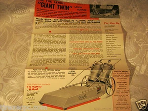 Antique Aeroil Giant Twin Lawn Burner Farming Advertising Pamphlet - Picture 1 of 1