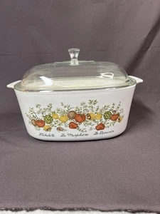 Vintage Corning Ware Spice Of Life 5qt casserole A-5-B With Lid - Picture 1 of 9