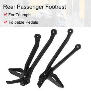 Para Triumph Street Triple 765R 765RS reposapiés trasero soporte pedales estriberas 2020+ - Imagen 1 de 14