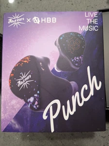 Kiwi Ears x HBB Punch IEMs. Basshead, 4,4 mm, EST, muy buen estado - Imagen 1 de 6