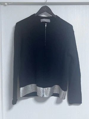 COMME des GARCONS HOMME 02AW Cárdigan Tejido Lana Sin Cuello Cremallera Usado Foto 1 de 4