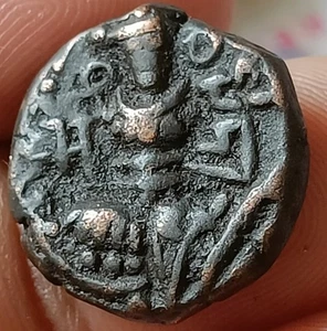 #G26#-INDIEN-Post-Hunnic Lohara Dynasties of Kashmir SANGRAM DEVA 1003-28 AD  - Bild 1 von 2