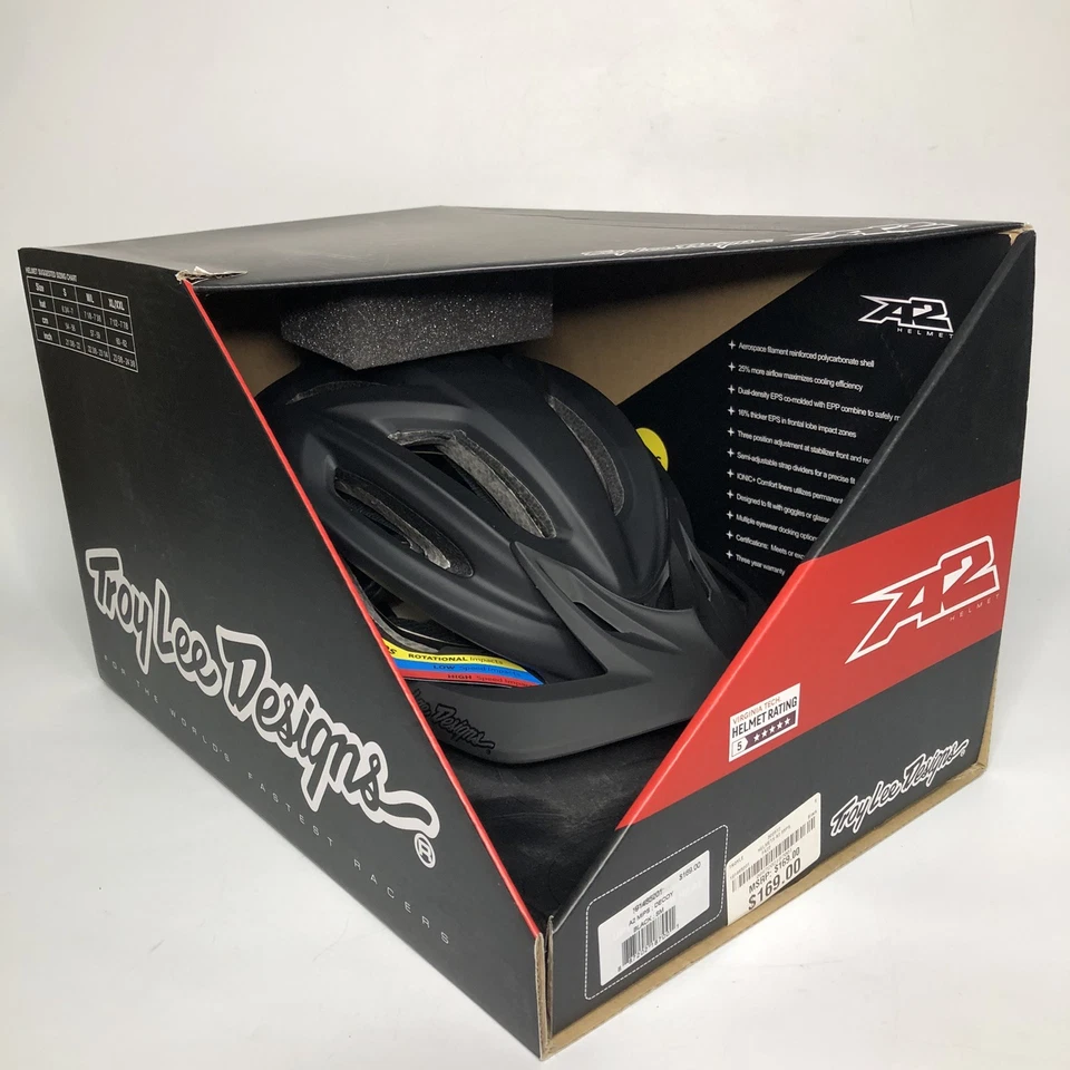 Troy Lee Designs A2 MIPS Helmet Small Decoy Black