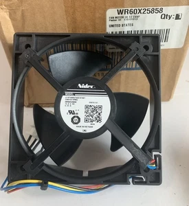 GE Kühlschrank Verdampfer Lüftermotor und Flügel WR60X10352 WR60X25858 - Bild 1 von 3
