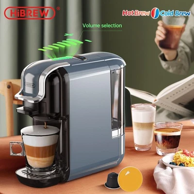 HiBREW H2B 5-in-1 Capsule Coffee Machine 20Bar for Capsules & Espresso