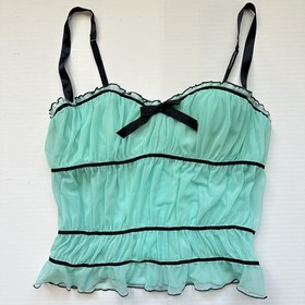 New Victoria&rsquo;s Secret Sexy Little Things 36B Corset Camisole 2007 Vintage Y2K