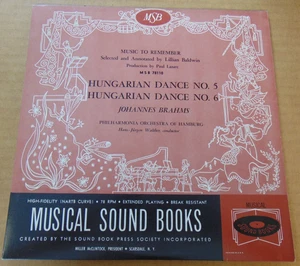 Hans Walther + Brahms - Hungarian Dance No. 5 and 6, Musical Sound Books 78, EX - Picture 1 of 4