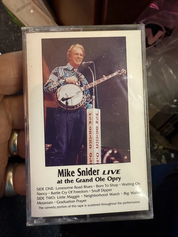 Mike Snider Live at the Grand Ole Opry (Cassette Tape) SEALED New - Image 1 of 1