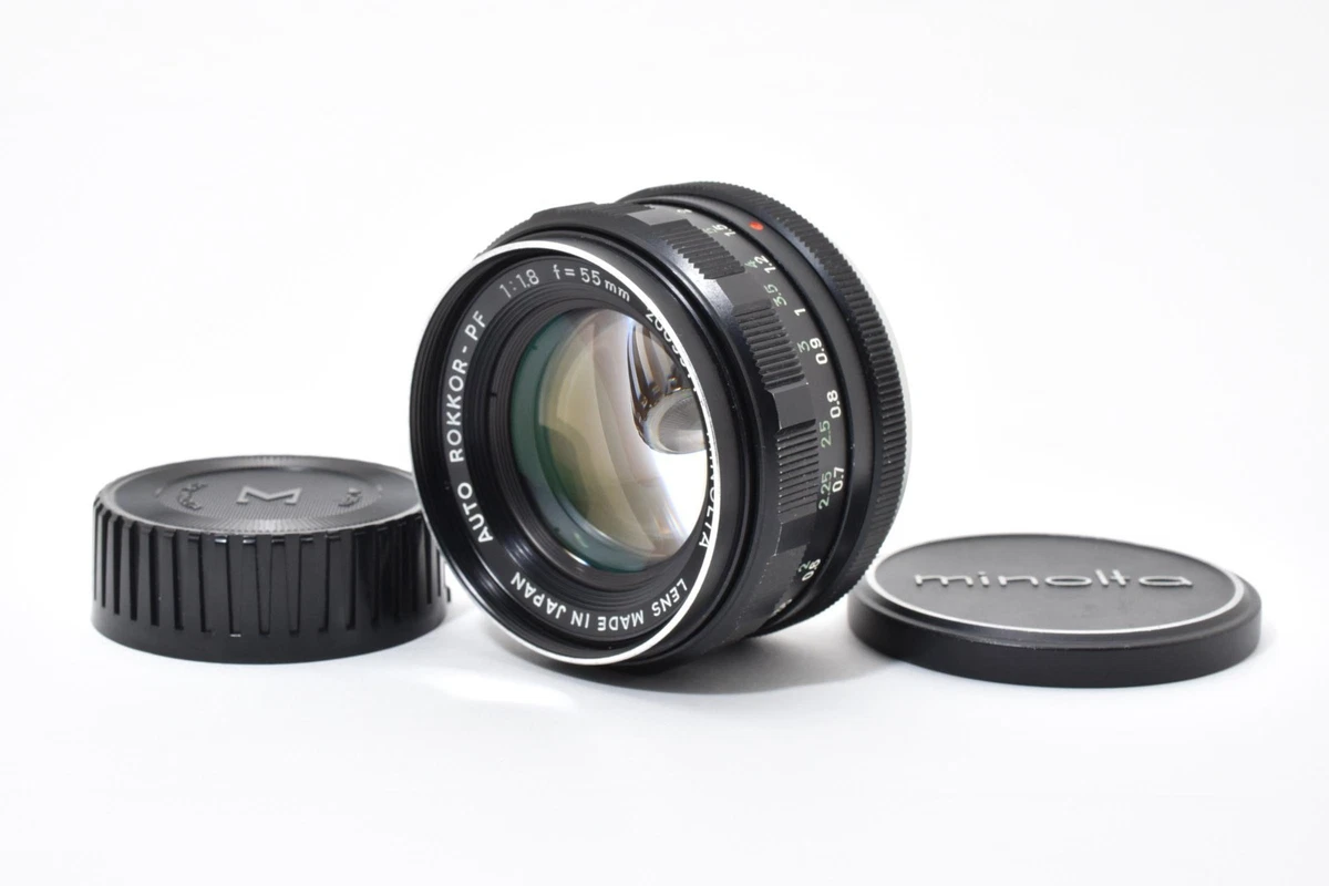 Minolta Rokkor PF 55mm Focal f/1.8 Camera Lenses for sale | eBay