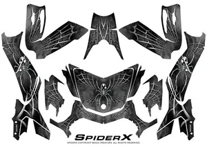 KIT DE GRÁFICOS CAN-AM BRP SPYDER F3-T CALCOMANÍAS CREATORX PLATA SPIDERX - Imagen 1 de 1